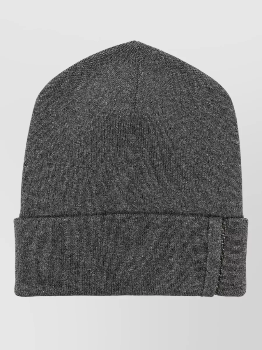Brunello Cucinelli ribbed cashmere beanie