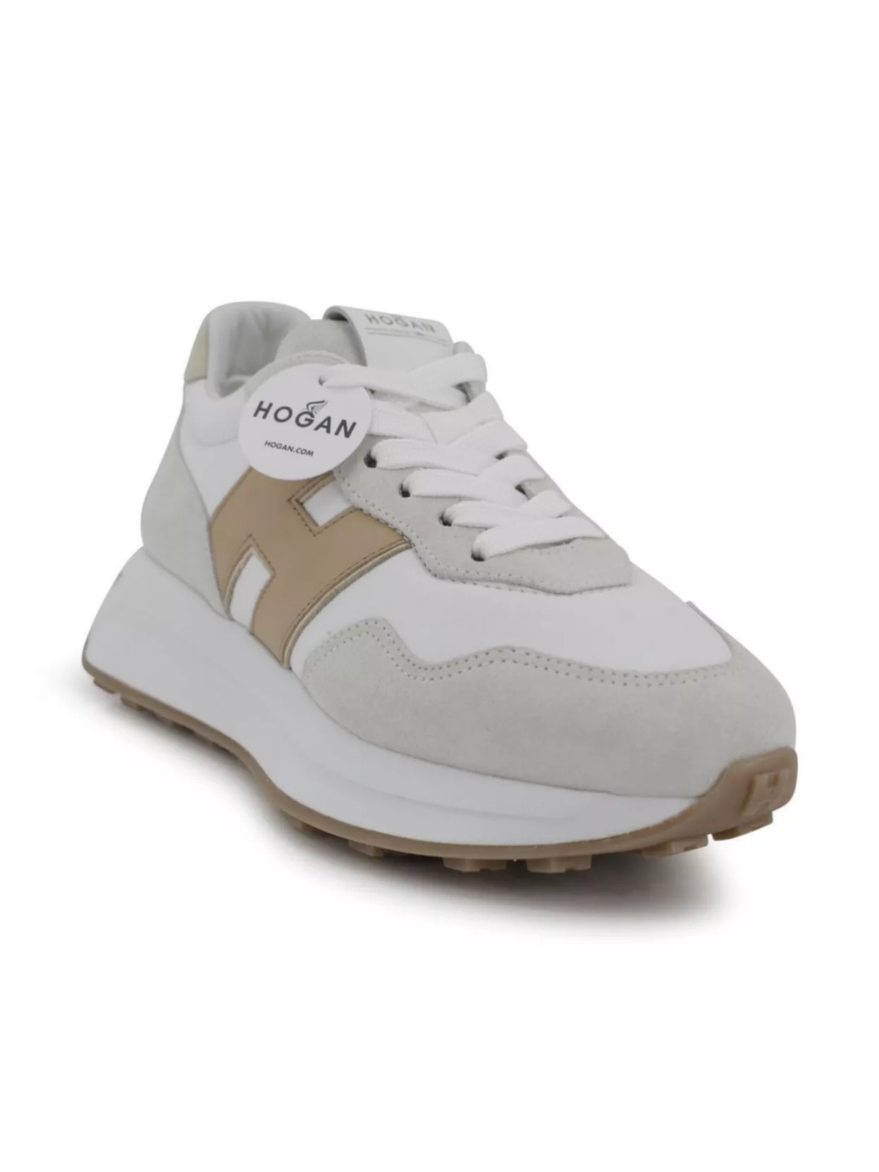Hogan Lace-up shoes featuring suede accents | The Fashion Square