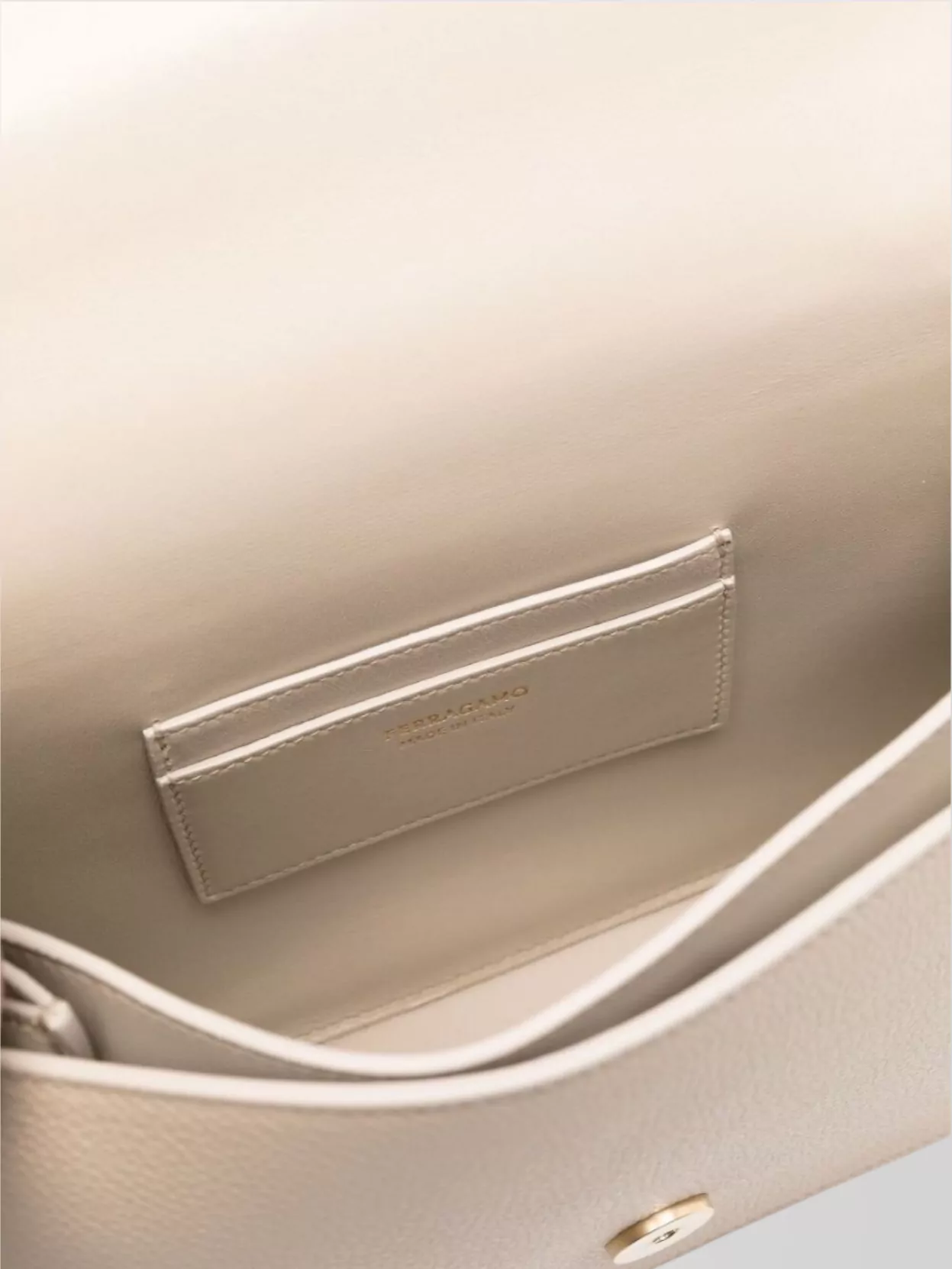 Ferragamo Double Gancini Cross Body Flap Bag