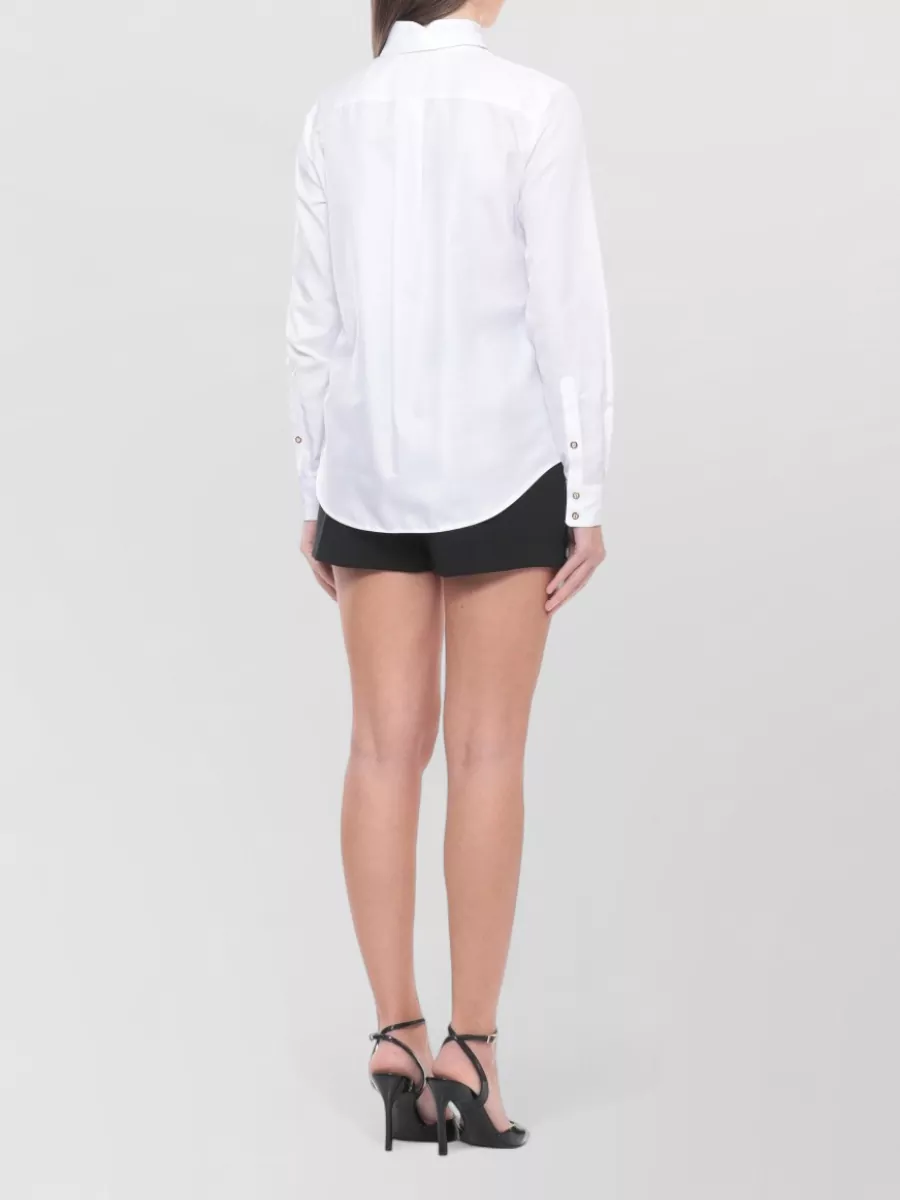 Elisabetta Franchi Cotton Long-Sleeve Shirt