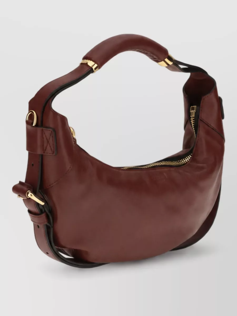 Moschino Calf Leather Shoulder Bag