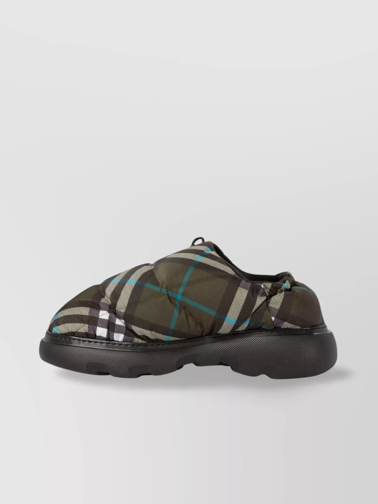 Burberry Round Toe Rubber Sole Loafers