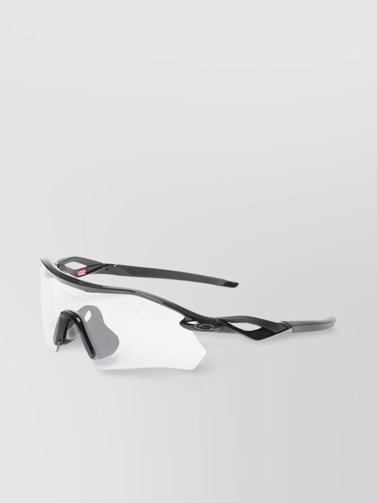 Oakley Lightweight Wraparound Sunglasses With Adjustable Nose Pads