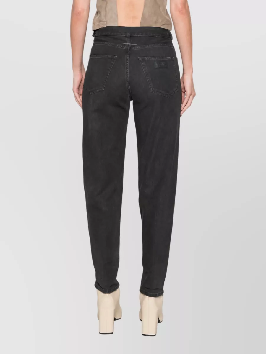 Mm6 Maison Margiela Denim Straight-Leg Jeans
