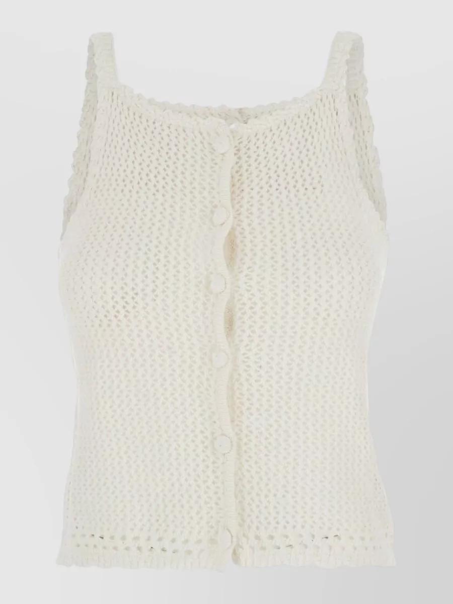Dunst linen and cotton top