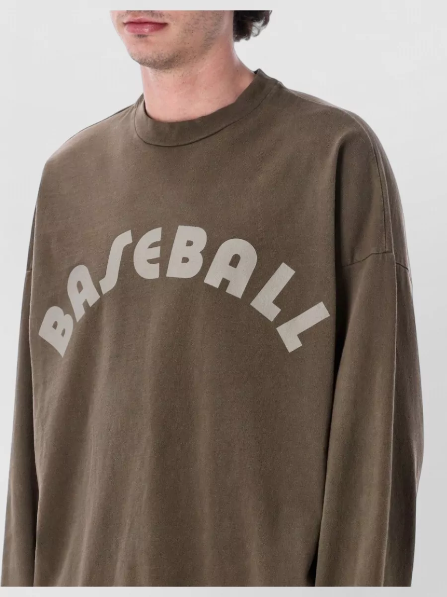 Fear Of God Cotton Oversized Printed Long-Sleeve T-Shirt