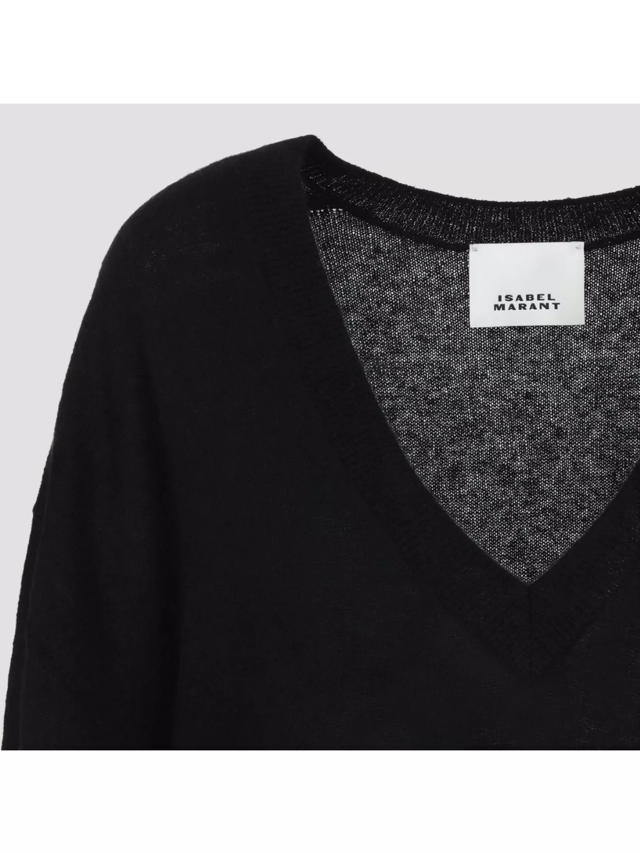 Isabel Marant Larana Alpaca Cashmere Pullover In Black