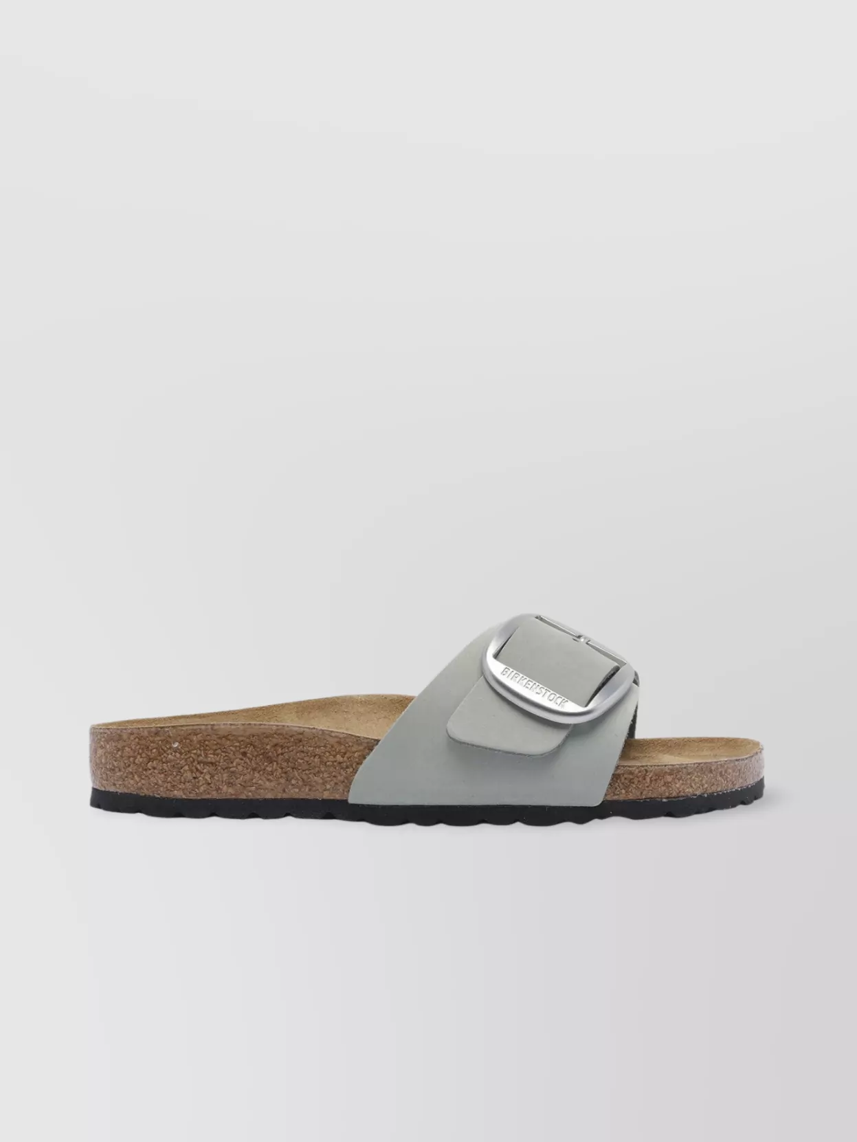 Birkenstock Buckle Suede Sandals Textured Sole