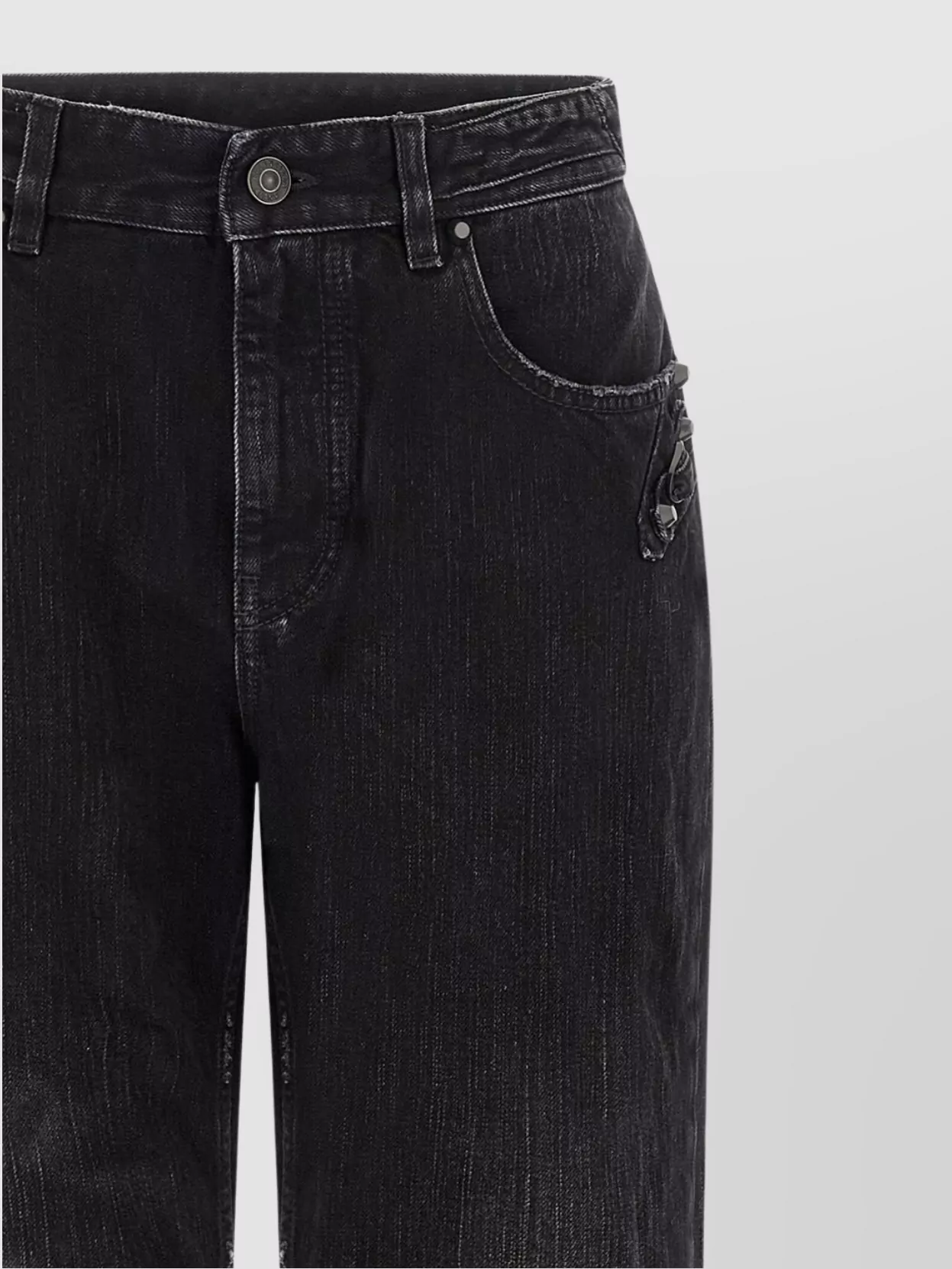 Balenciaga Urban Style Denim Trousers Featuring Pockets