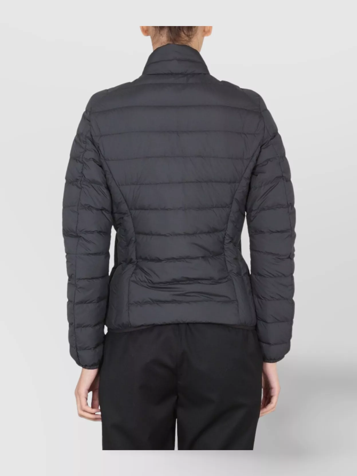 Shop Parajumpers Puffer Jacket With High Collar And Side Pockets