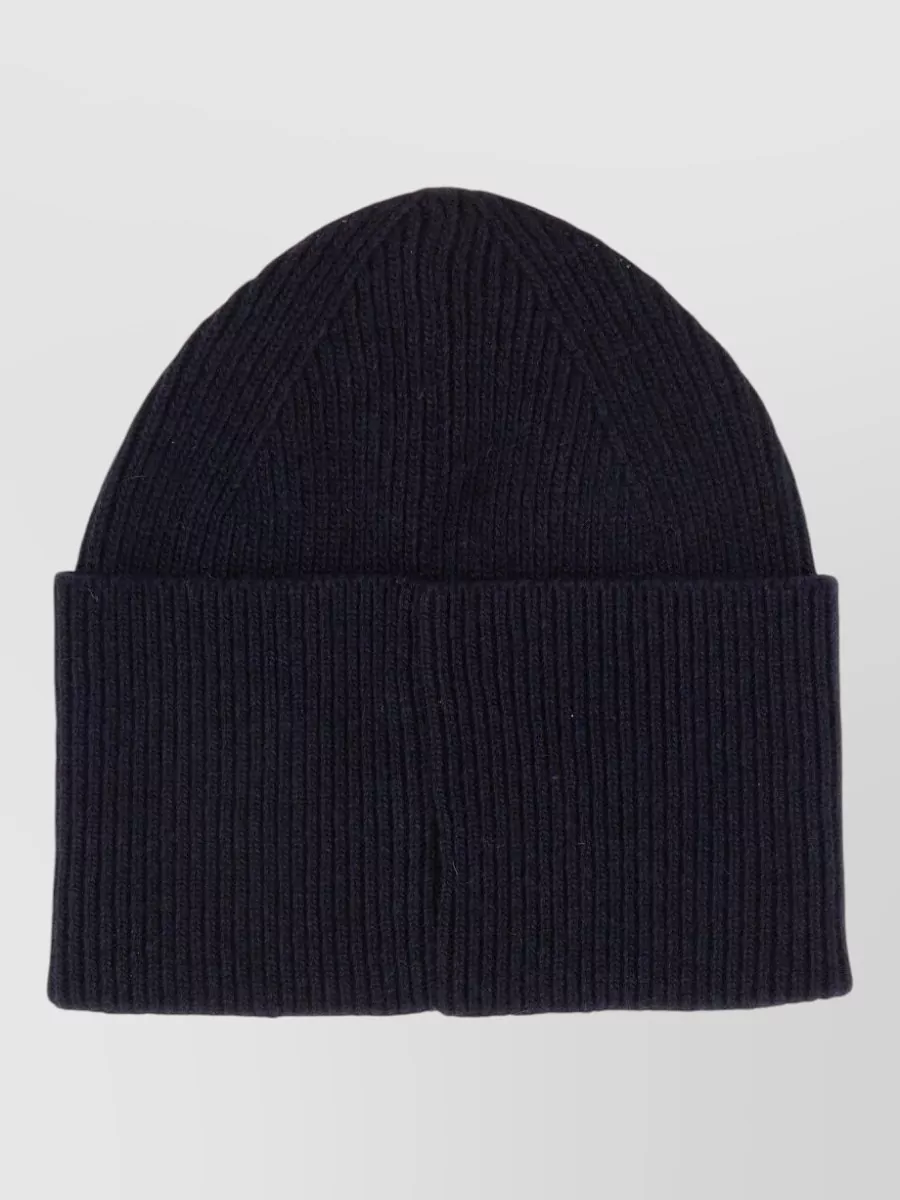 Hugo ribbed wool beanie