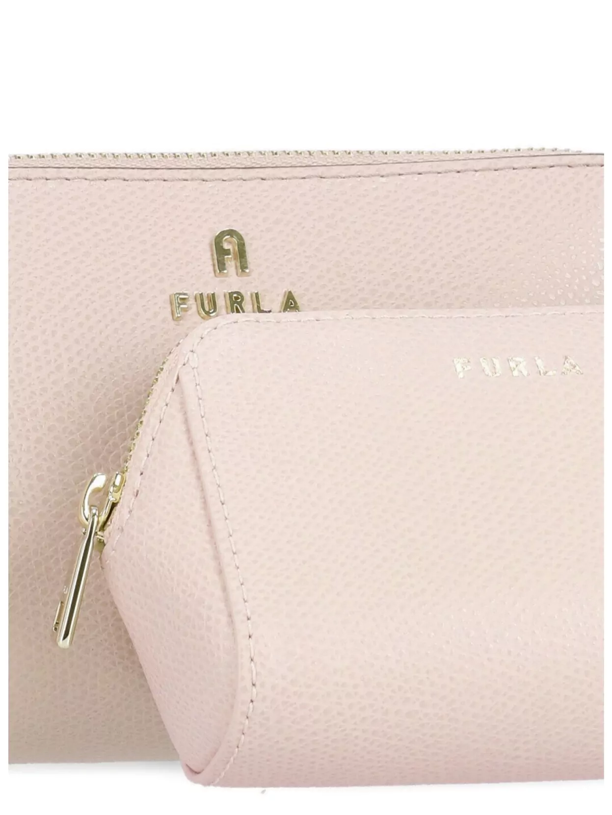 Furla Textured Leather Clutch Bags