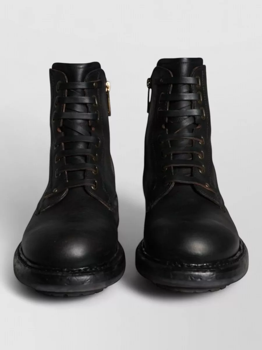 Dolce&Gabbana leather lace-up boots