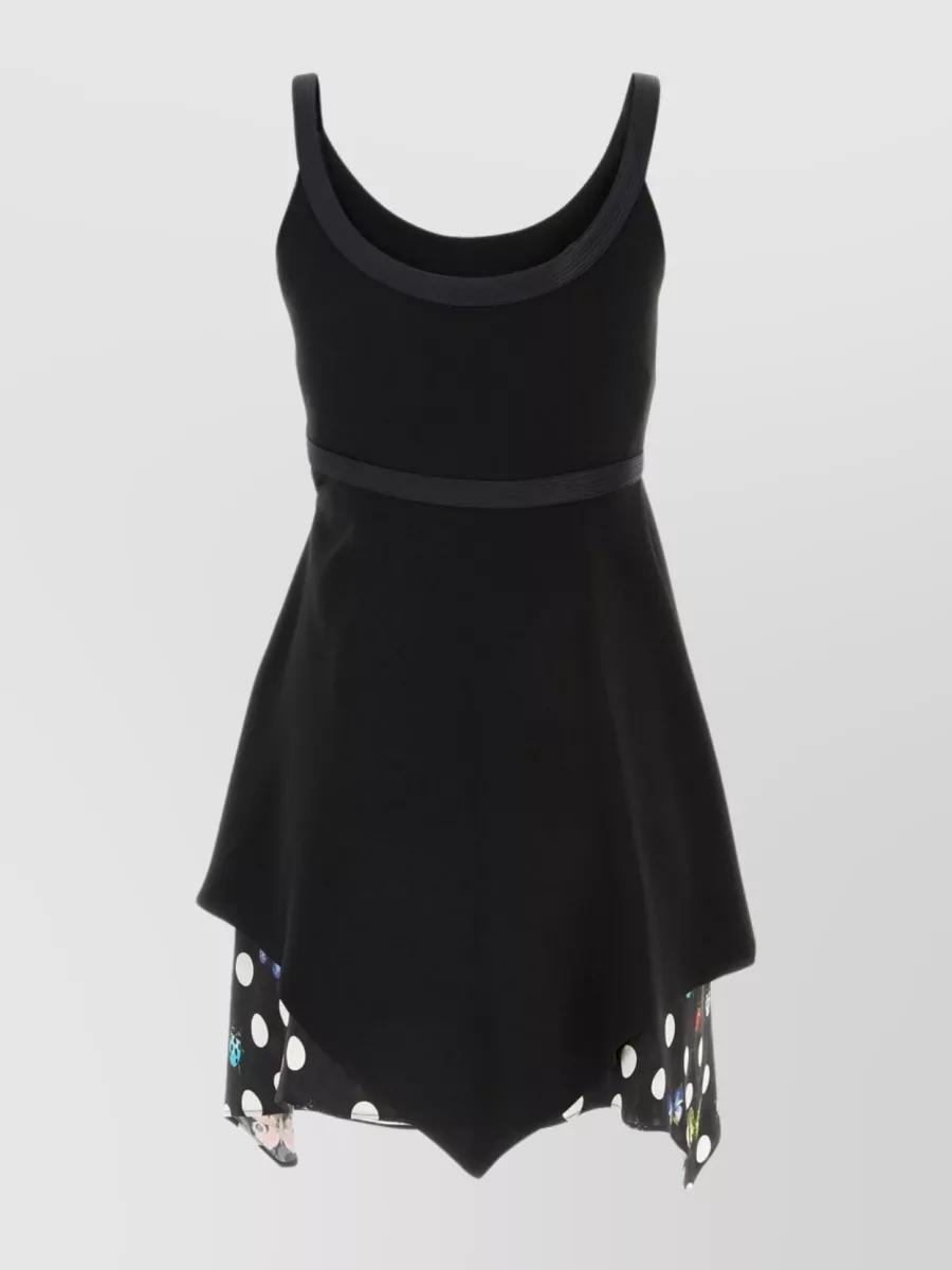 Shop Versace Dua Lipa Butterflies Mini Dress In Black