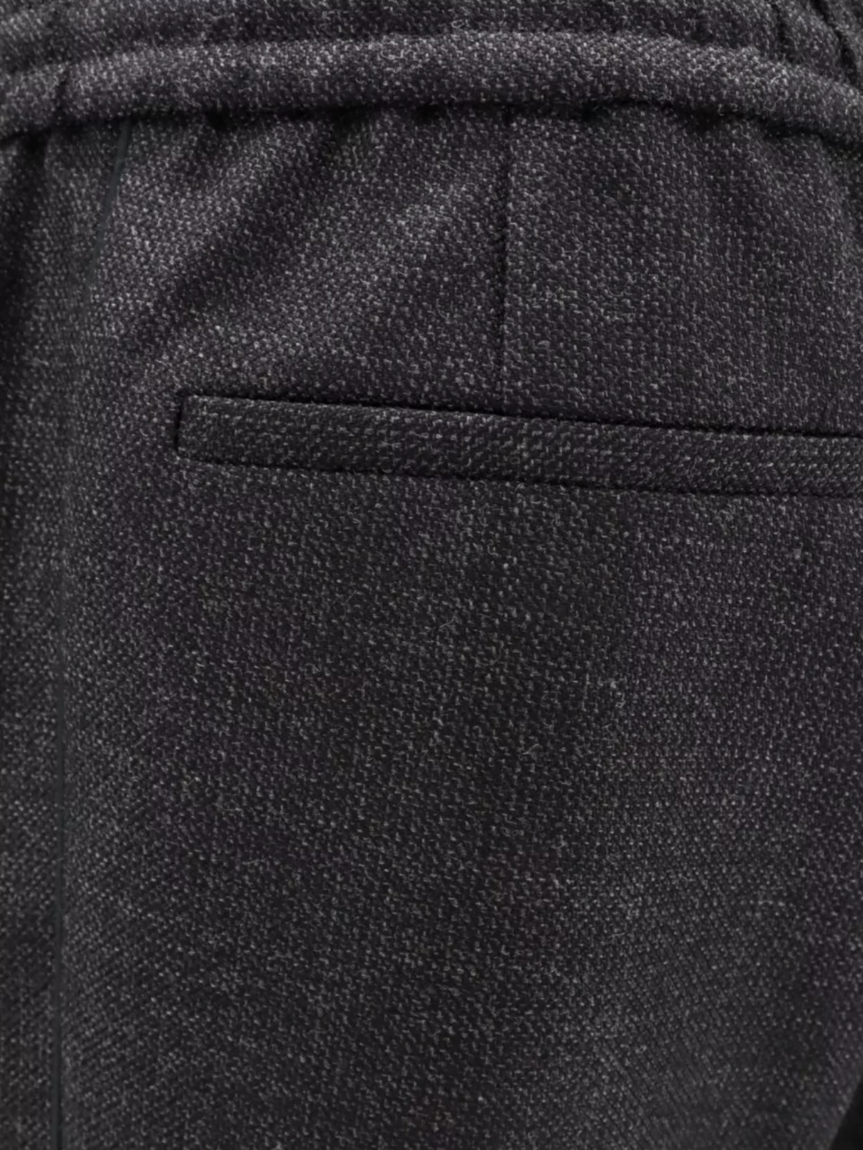 Valentino Wool Trousers Folded Cuffs