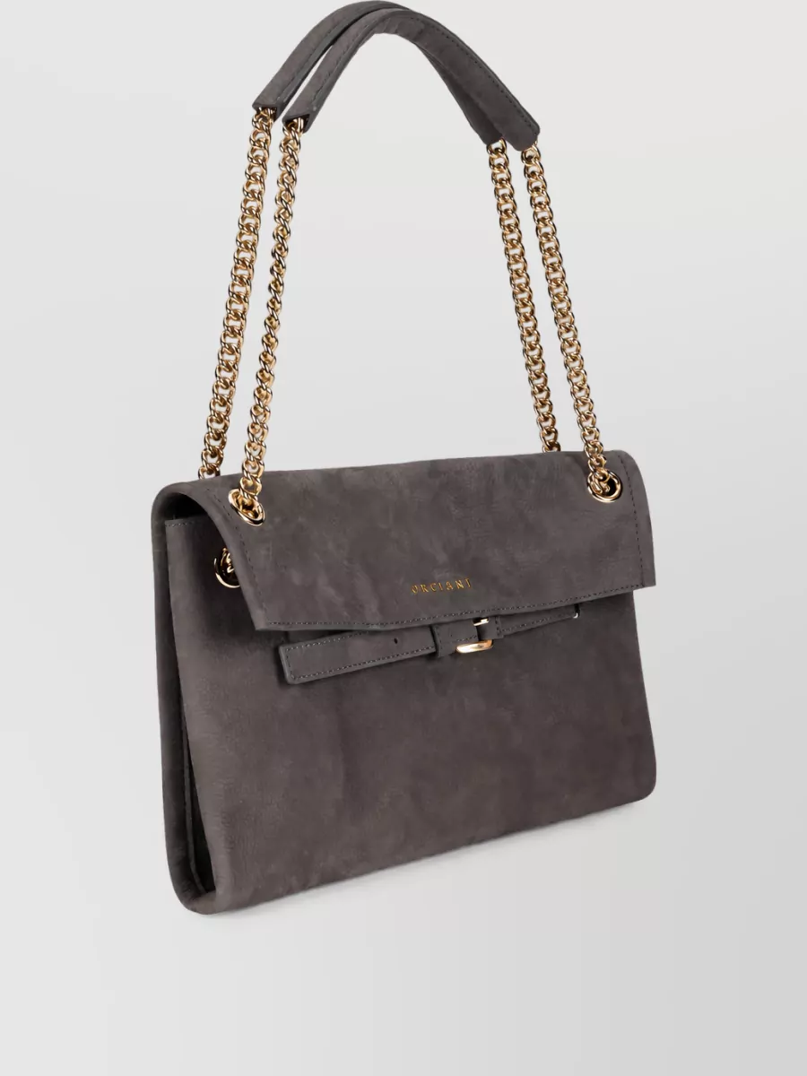 Orciani Leather Venus Nabucco Small Shoulder Bag