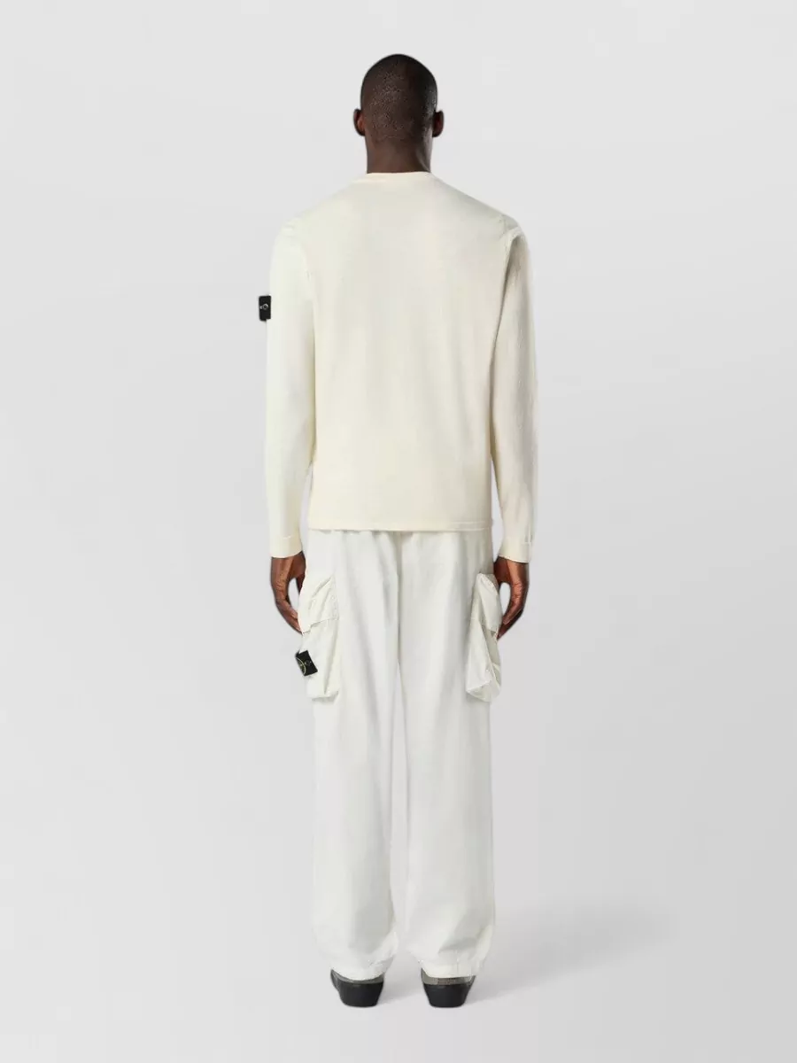 Stone Island Ribbed Regular-Fit Sweater