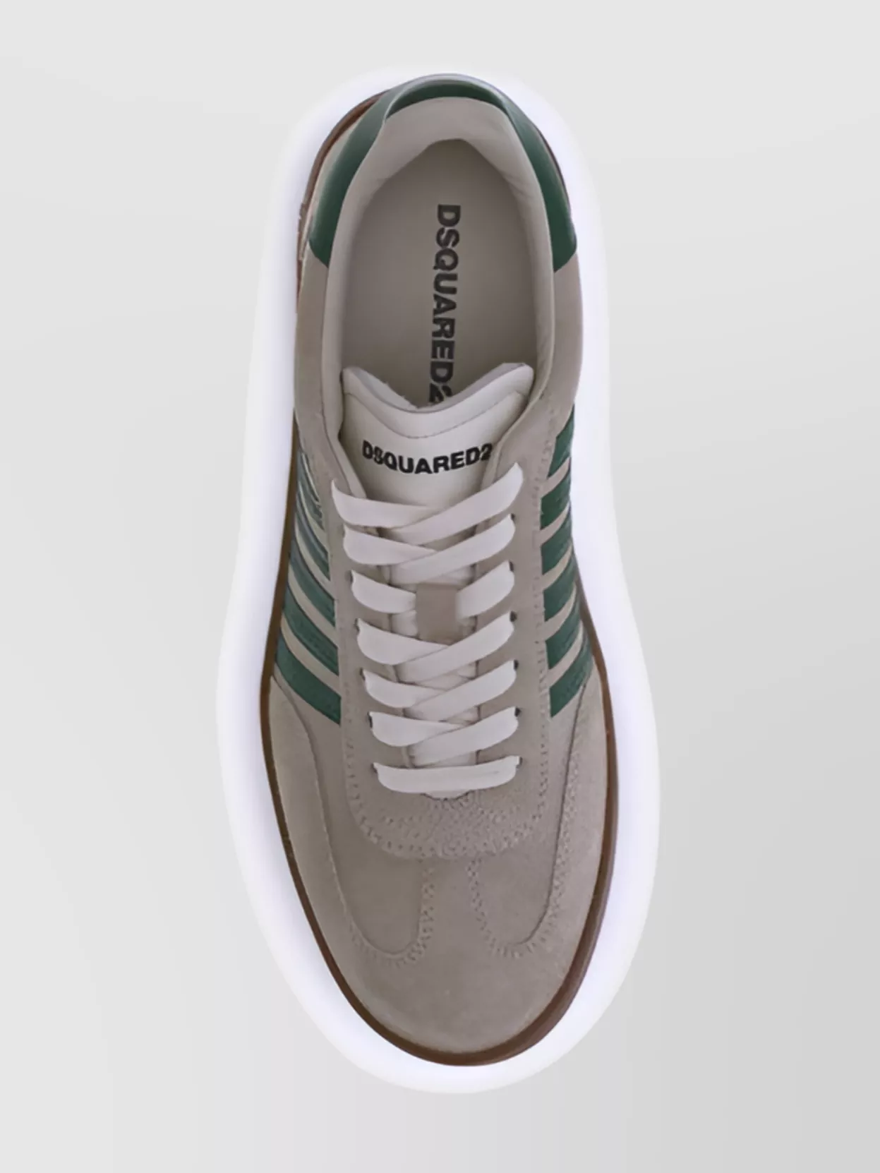 Dsquared2 Contemporary Leather Sneakers Characterful Accent