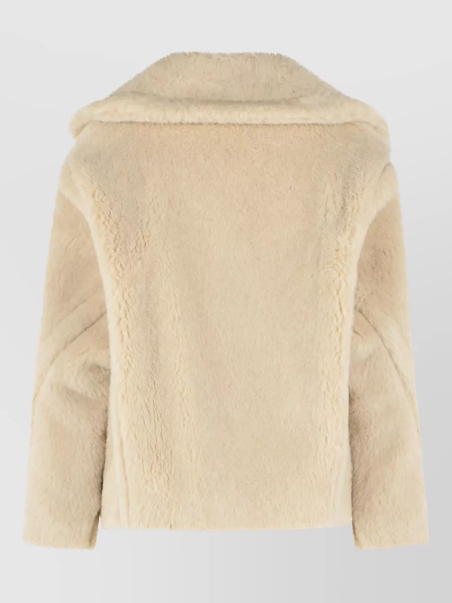 Max Mara Alpaca Teddy Biker Jacket