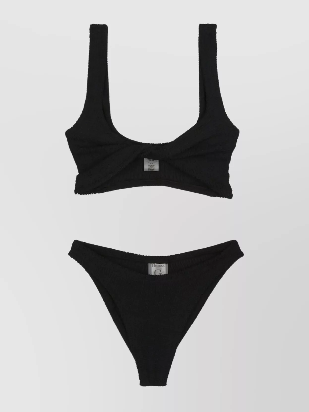 Shop Hunza G 'juneo' Textured Fabric Bikini Set
