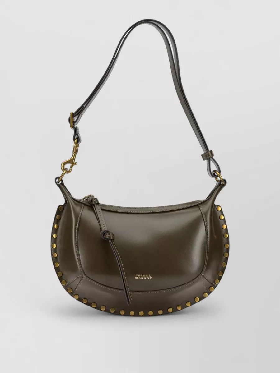 Isabel Marant oskan moon small leather clutch bag