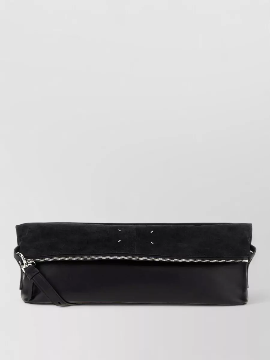 Maison Margiela 5Ac Xl Leather Clutch Bag