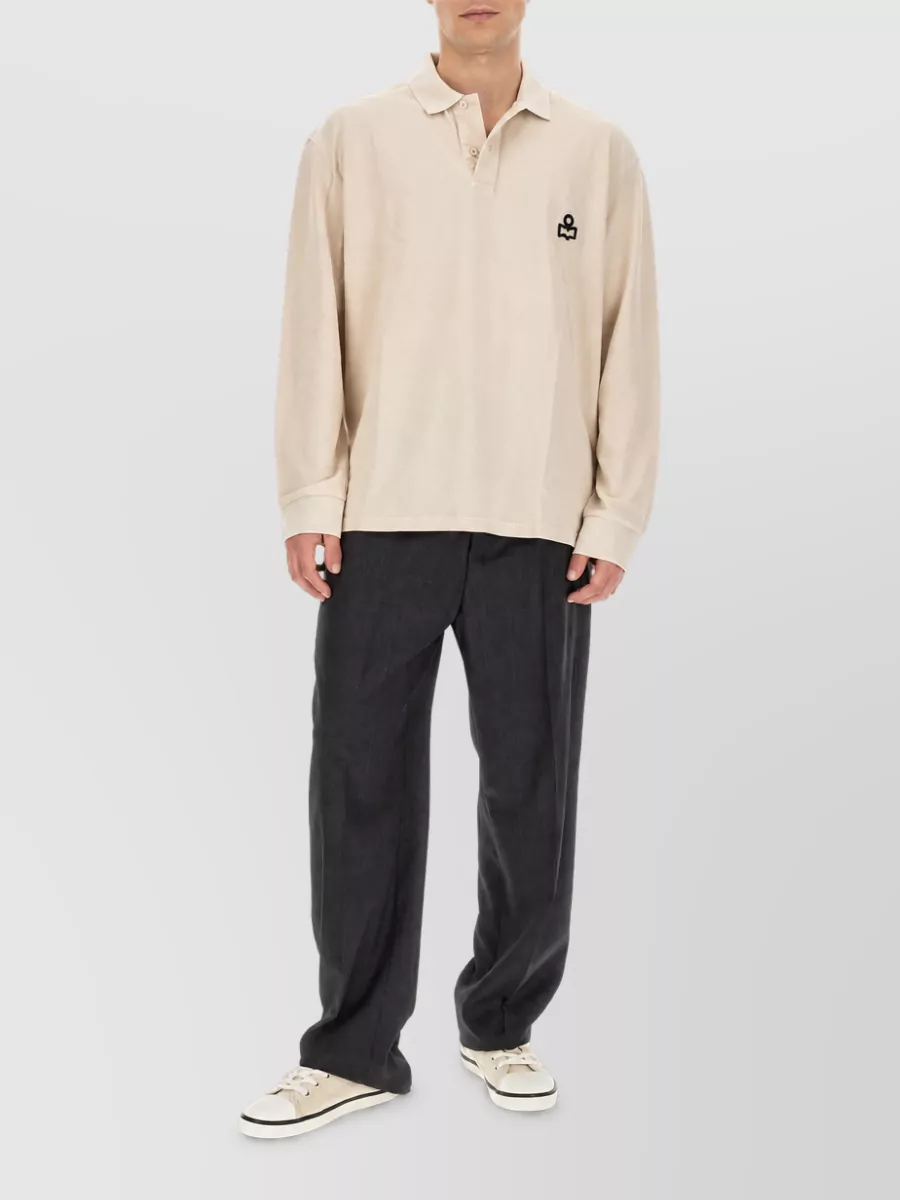 Isabel Marant Virgin Wool Straight-Leg Trousers