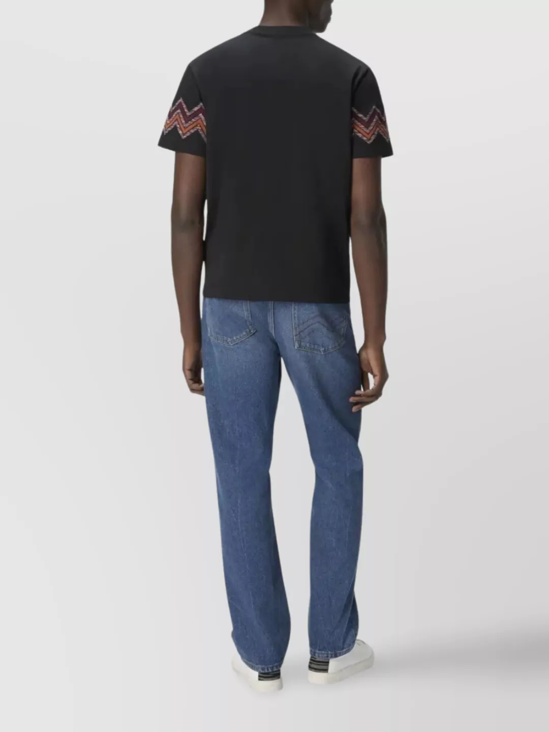Missoni Zigzag Chevron Pattern Crew Neck T-Shirt