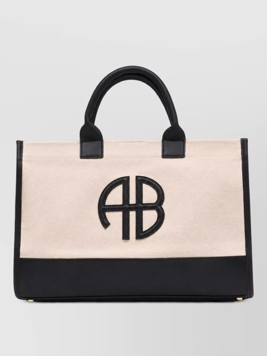 Anine Bing medium cotton tote bag