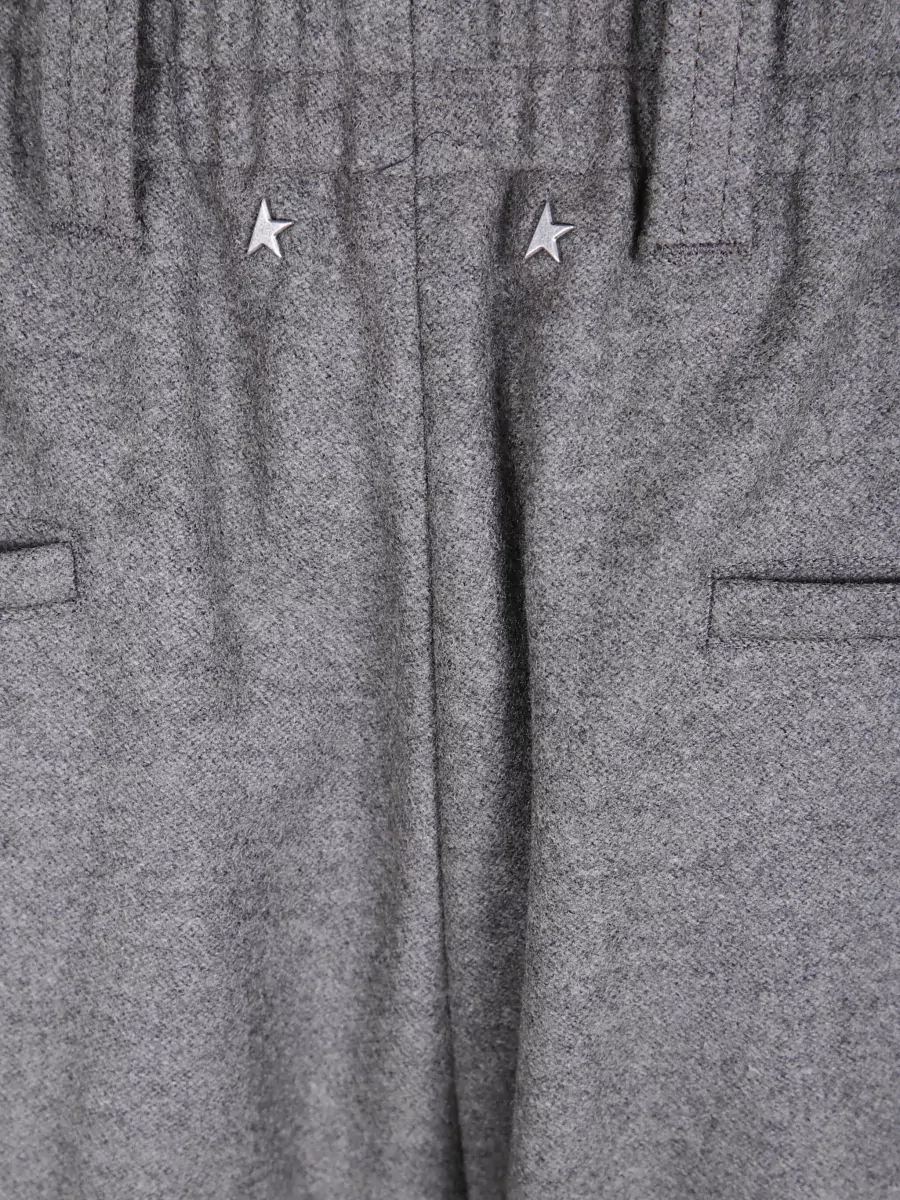Golden Goose Virgin Wool Loose-Fit Trousers