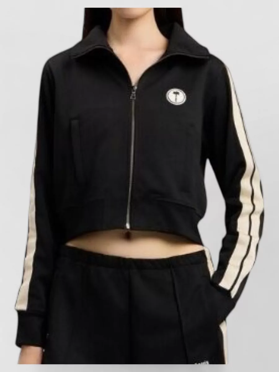 Palm Angels cropped track top