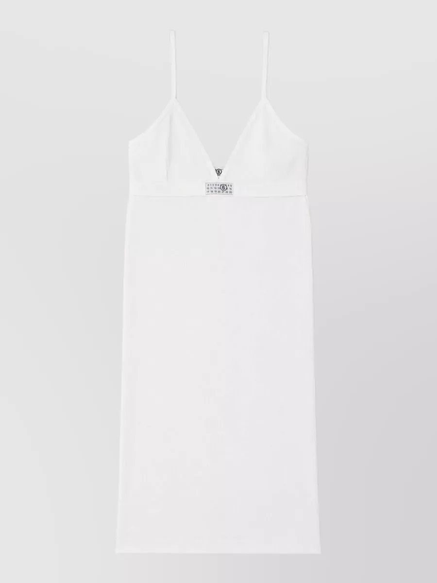 Mm6 Maison Margiela Sleeveless Midi Dress