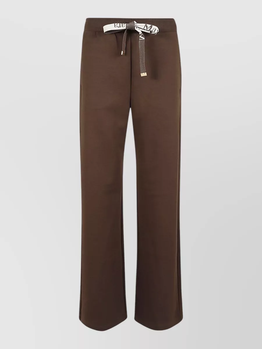 S Max Mara Wide-leg jersey track pants