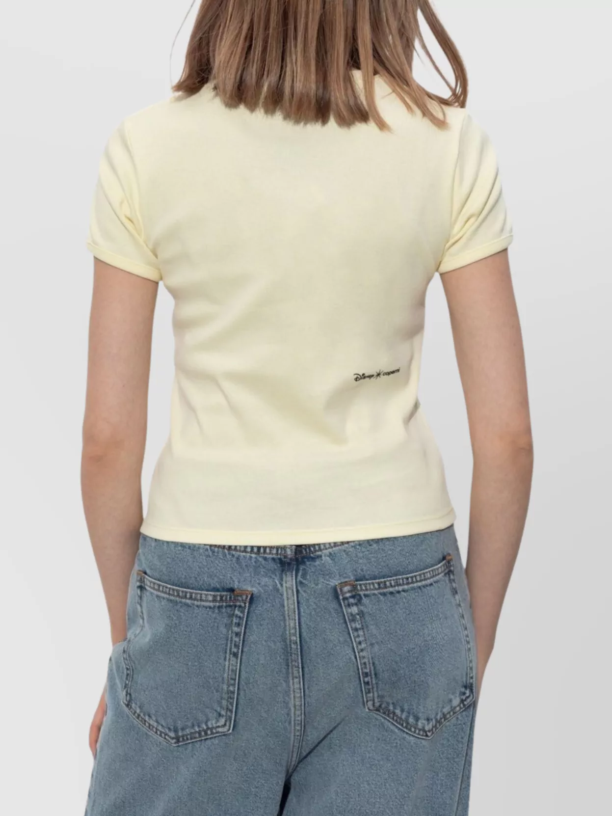 Coperni Crew Neck Graphic Print Top