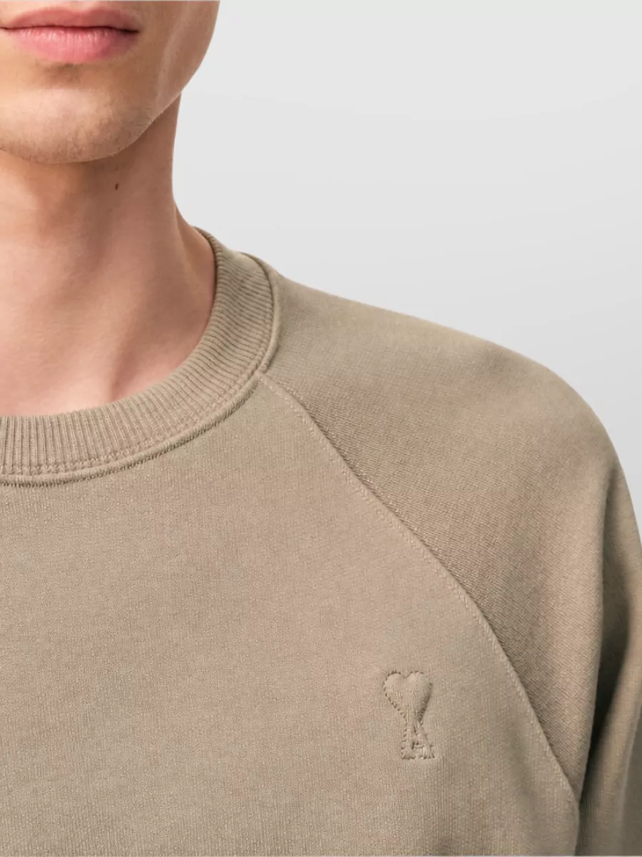 Ami Paris Logo Cotton Sweatshirt