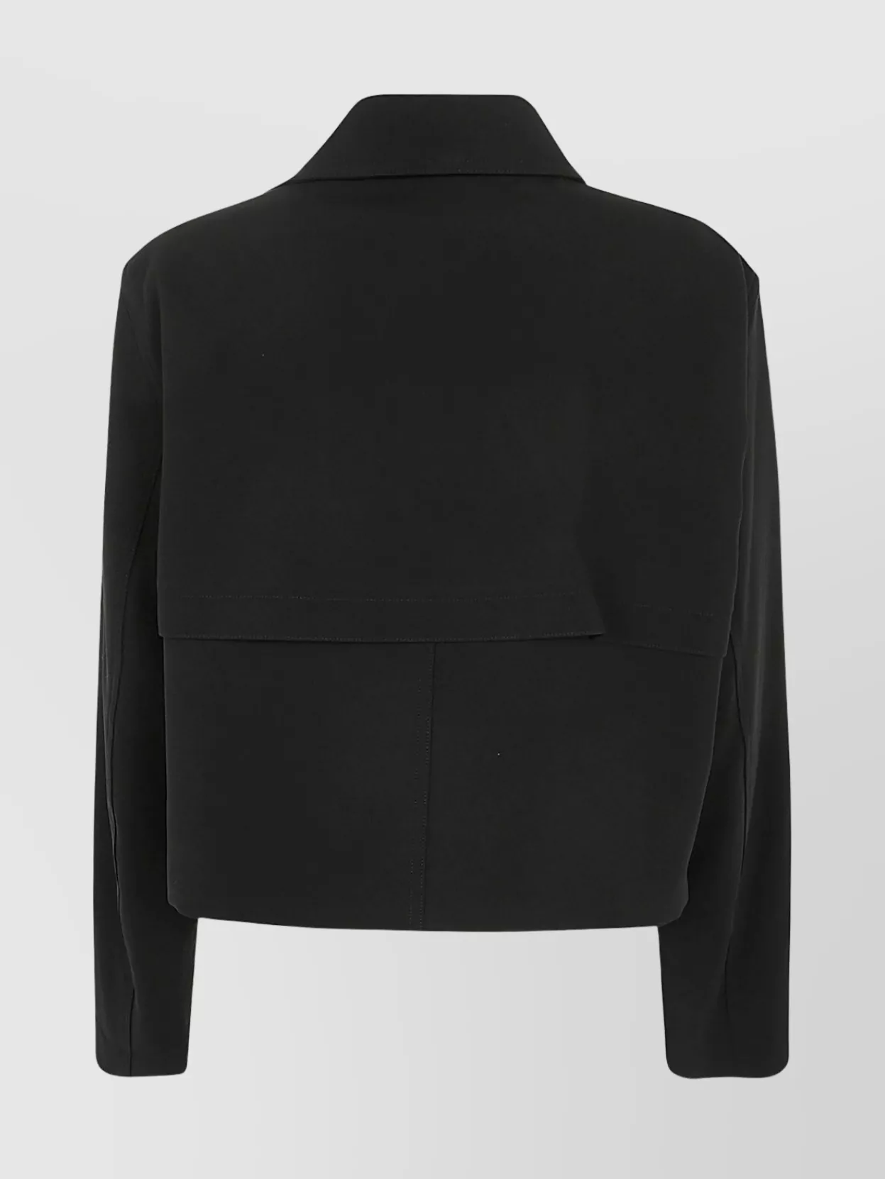 Theory Cropped Double-Breasted Trench Coat