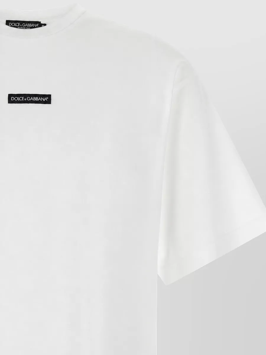Dolce&Gabbana Cotton Logo Patch T-Shirt
