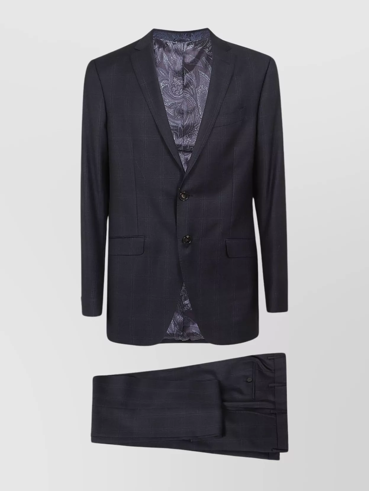 Shop Etro Roma Suit Featuring Notch Lapels