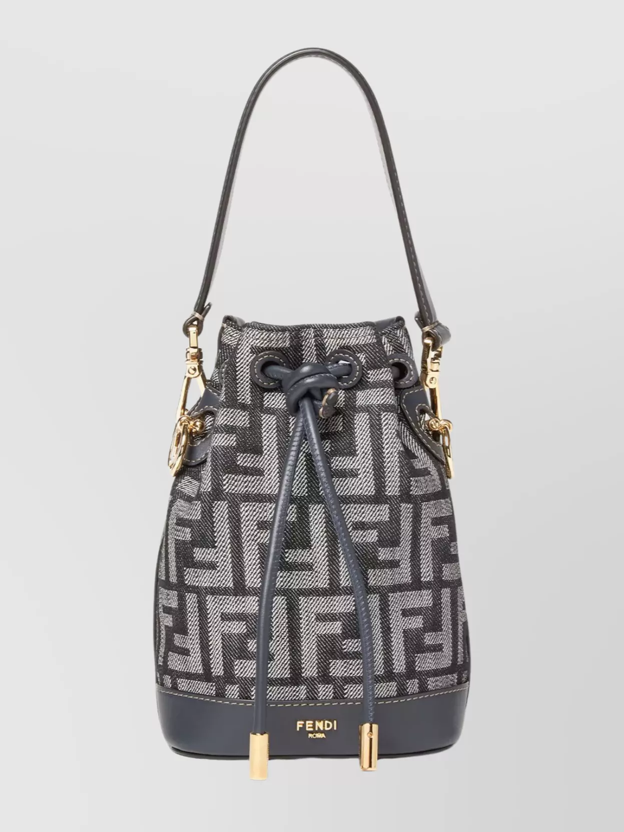 Fendi Chic Denim Shoulder Bag