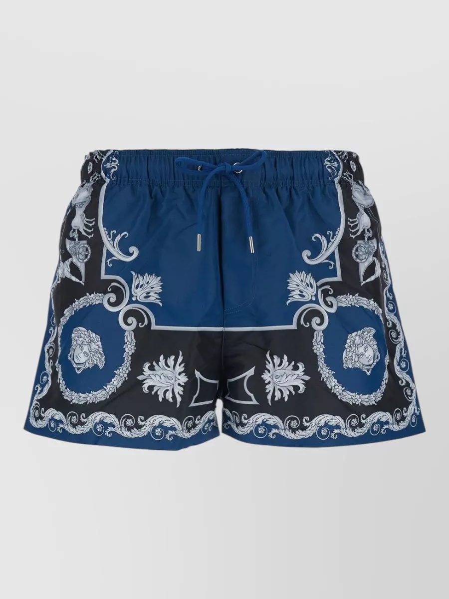 Versace printed swim shorts