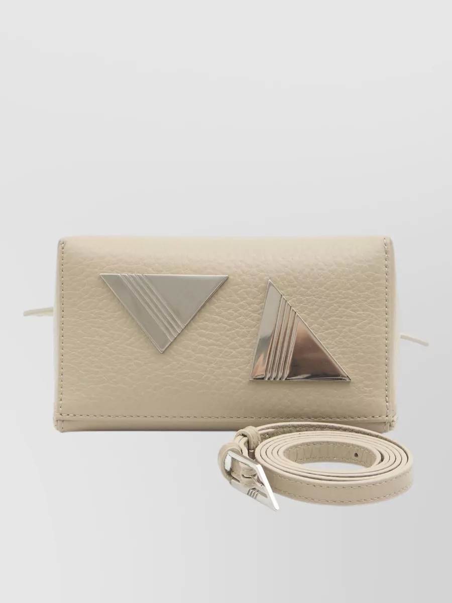 The Attico Friday Mini Leather Top Handle Tote