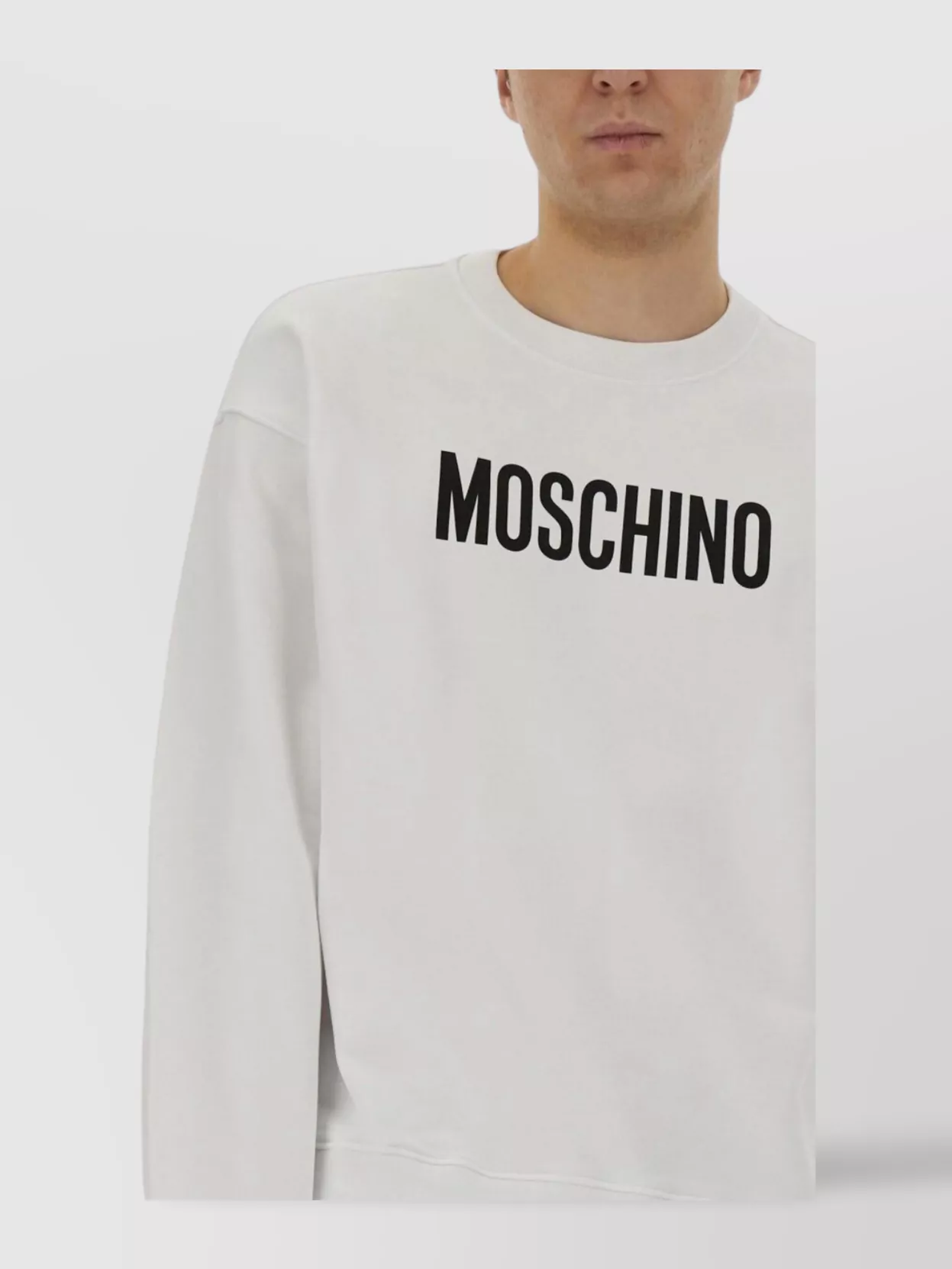 Moschino Logo Crew Neck Sweater