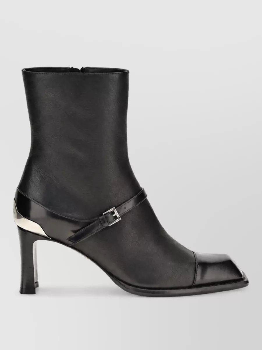 Alexander McQueen leather ankle boots