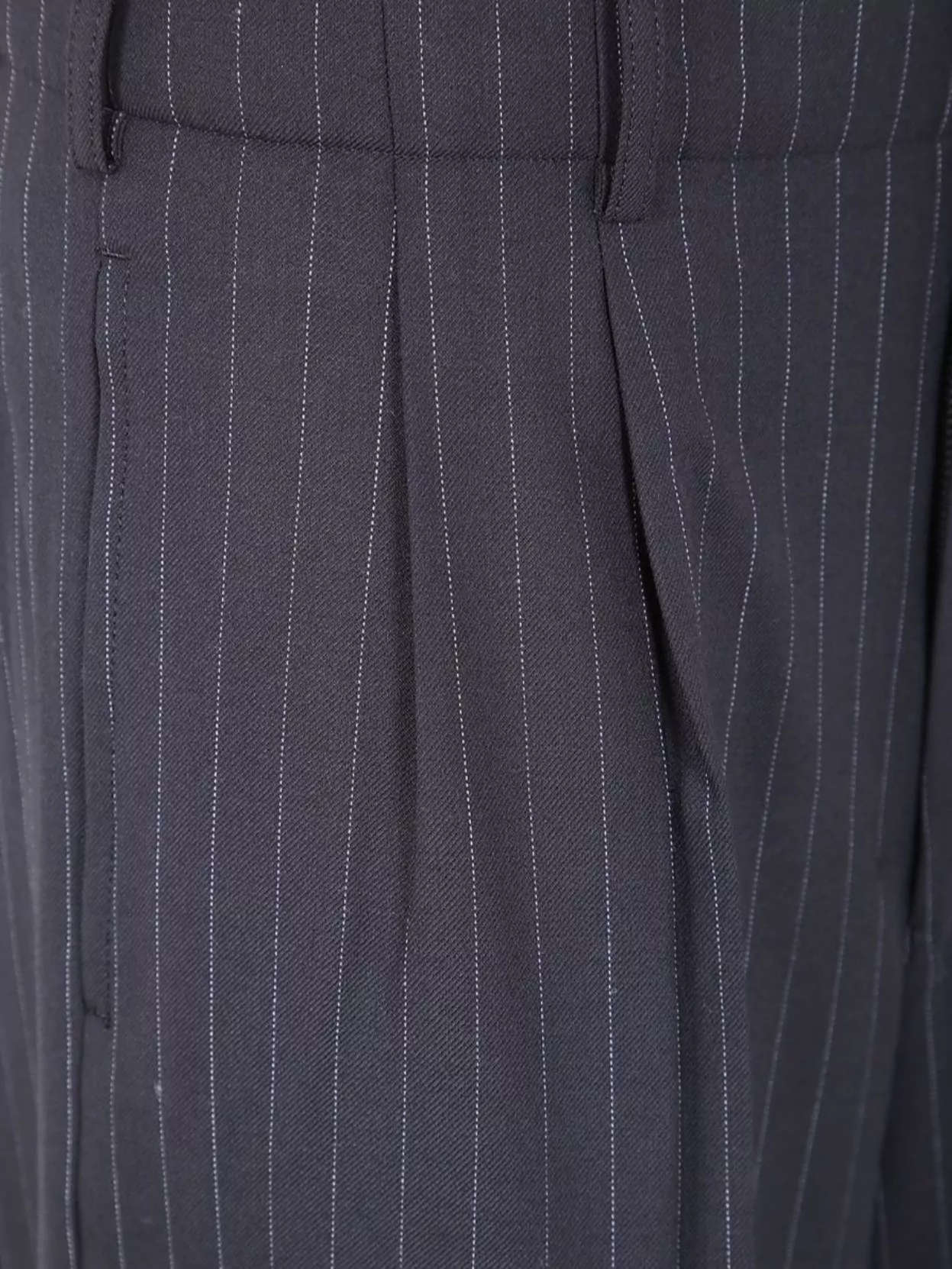 Comme Des Garçons Tailored Pinstripe Wide Leg Trousers
