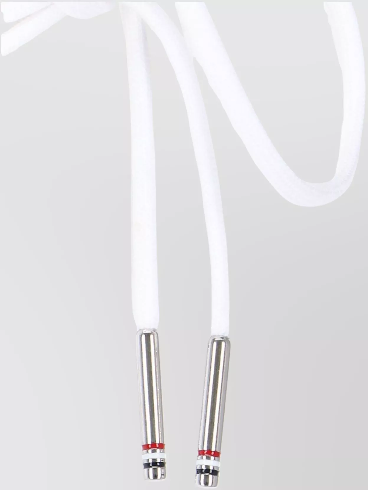 Thom Browne Straight Leg Trousers Drawstring Waist In White
