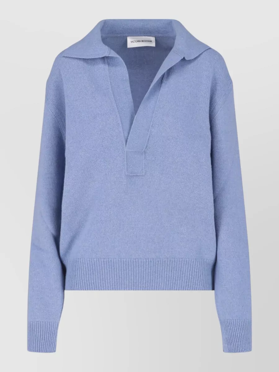 Victoria Beckham cashmere merino wool crewneck sweatshirt