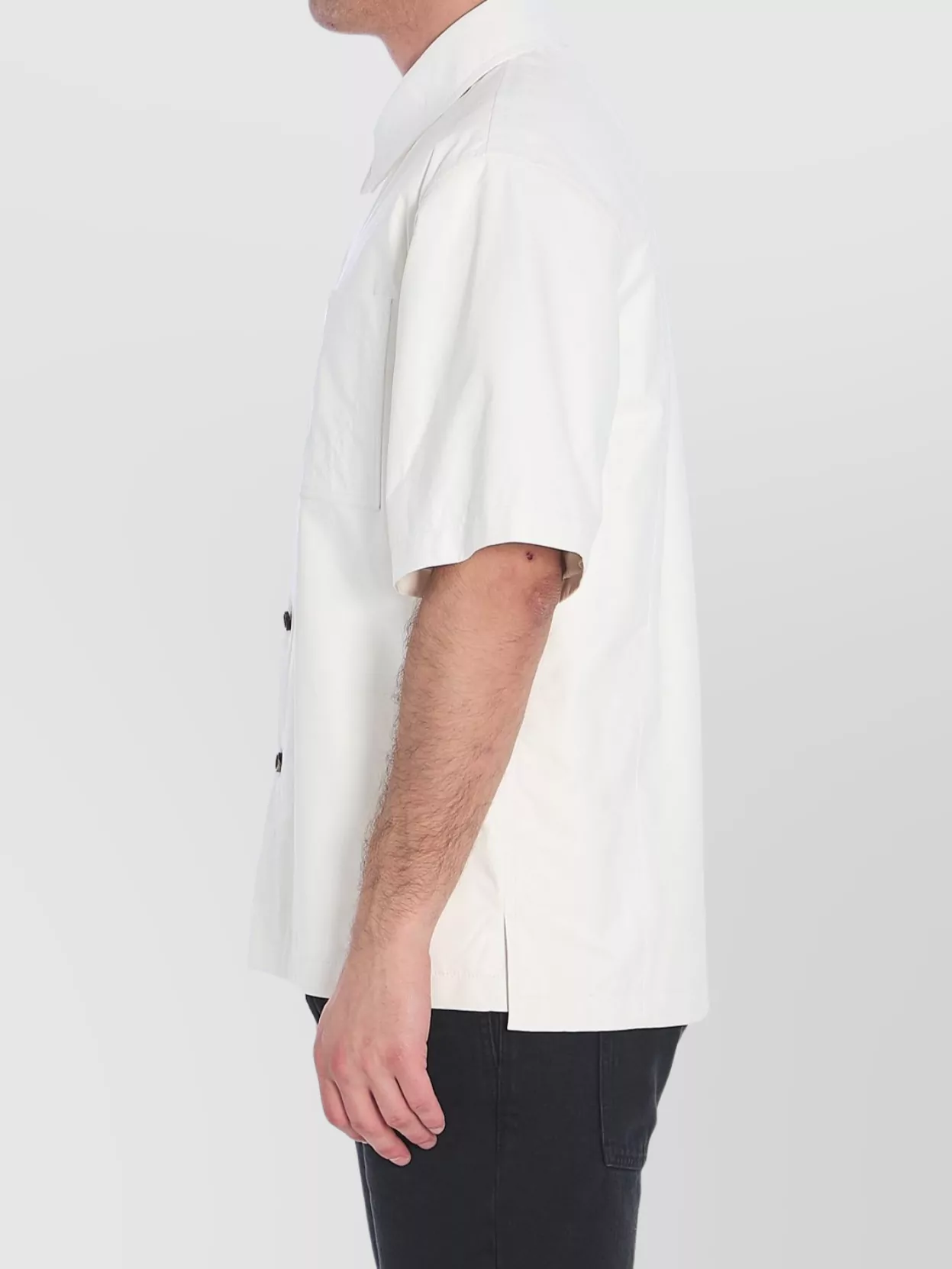Bottega Veneta Lambskin Chest Pocket Shirt
