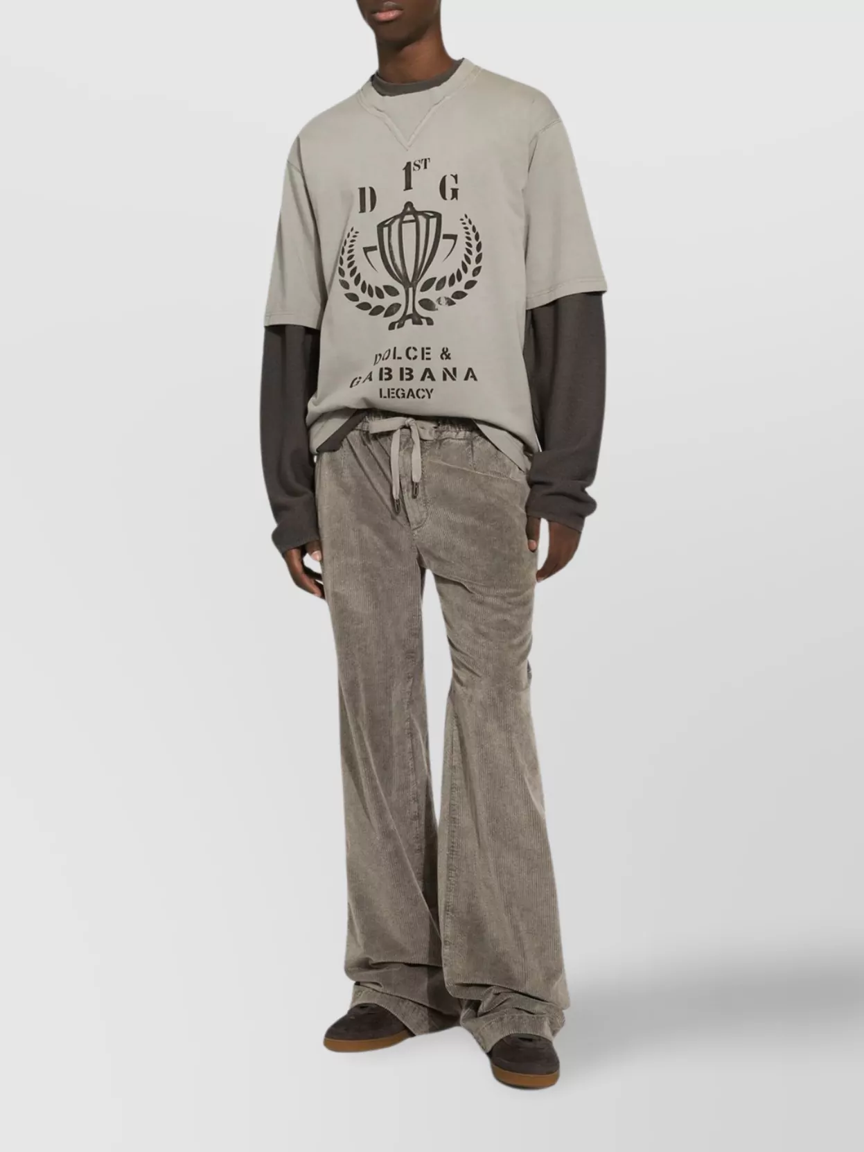 Dolce&Gabbana Graphic Print Crew Neck T-Shirt