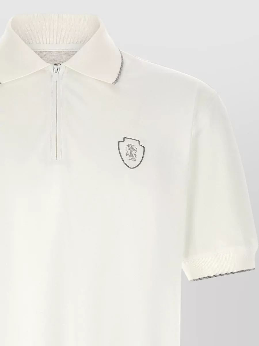Brunello Cucinelli Technical Piqué Polo Shirt