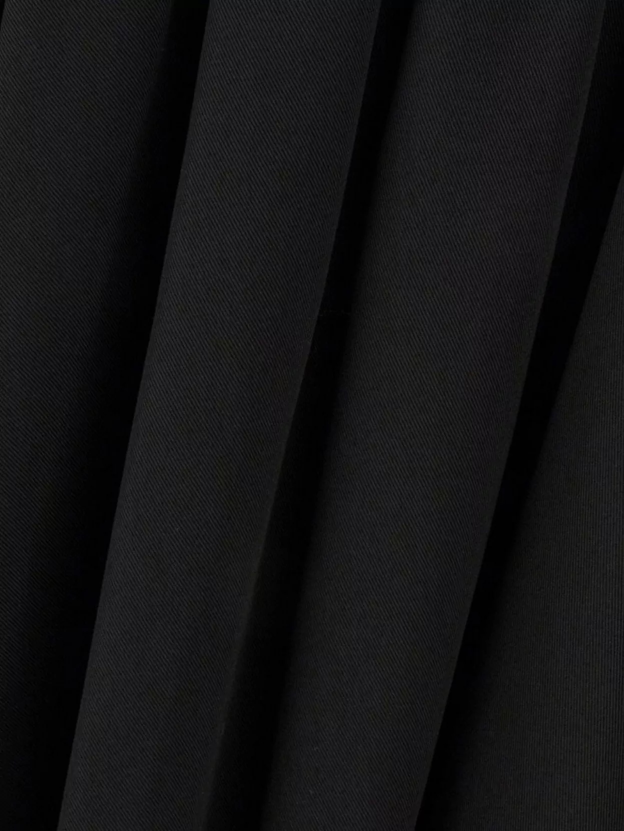 Patou Black Cotton Skirt